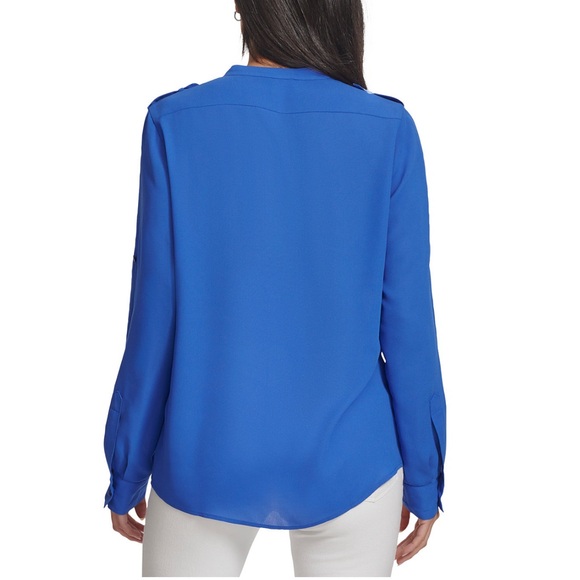 Calvin Klein Long Sleeved Dress Shirt - Picture 2 of 9